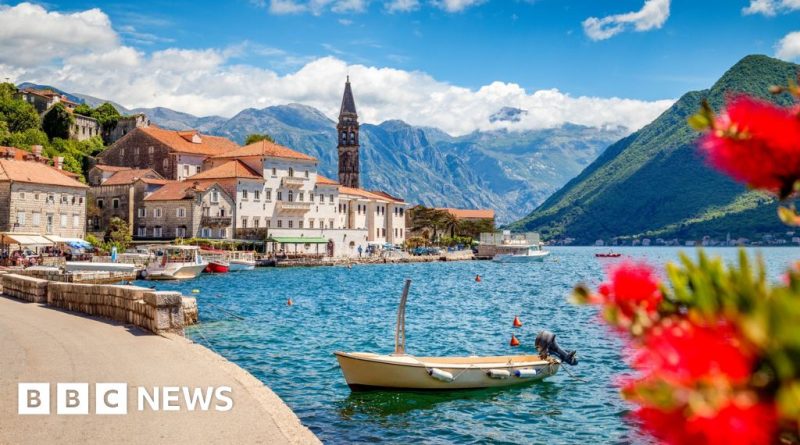 Scenic view of Montenegro's Adriatic coastline highlighting affordable holiday destinations.