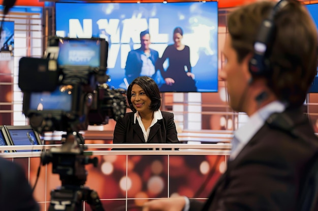 Gaza journalist killing coverage in a busy newsroom setting.