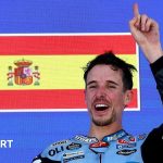 Alex Marquez wins the MotoGP race, ending Bezzecchi's winning streak.