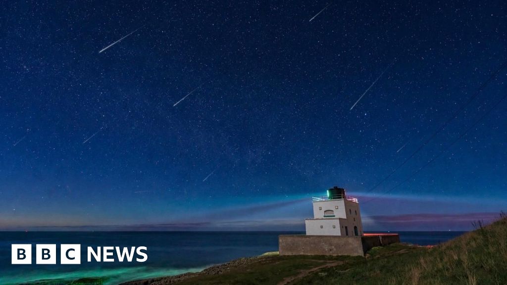 Beautiful April weather photography showing meteor showers and sunny skies.
