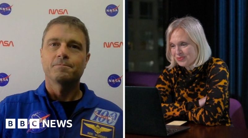 NASA crater naming event honoring a late wife with family present.