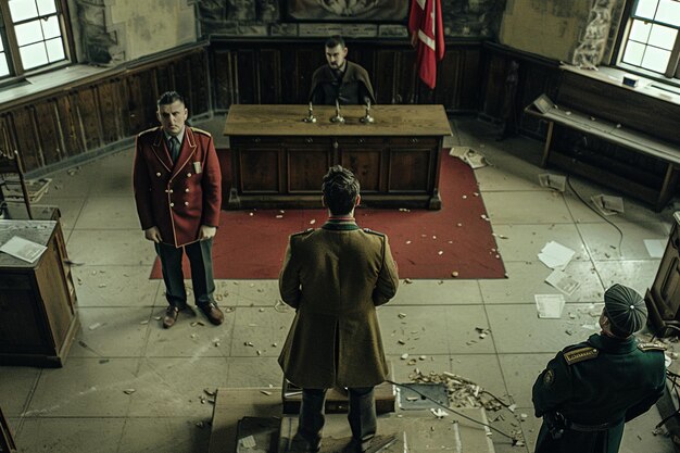 Ben Roberts-Smith war crimes trial with lawyers in a courtroom.