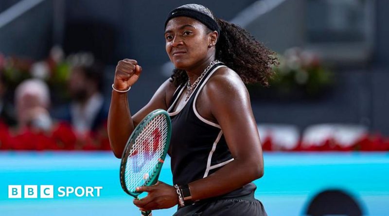 Baptiste defeats Sabalenka in a thrilling tennis match.