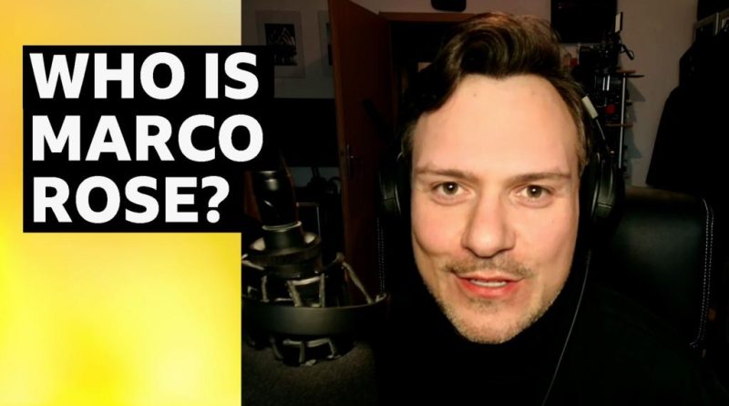 Marco Rose discussing strategies with his team in a football training setting.