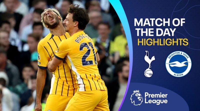Exciting Tottenham Brighton match with players in action.