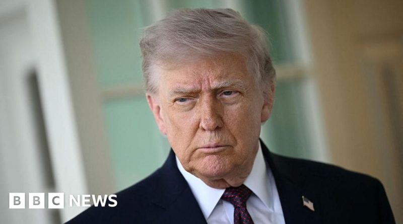 Business professionals discussing Trump tariff refunds in a modern office.