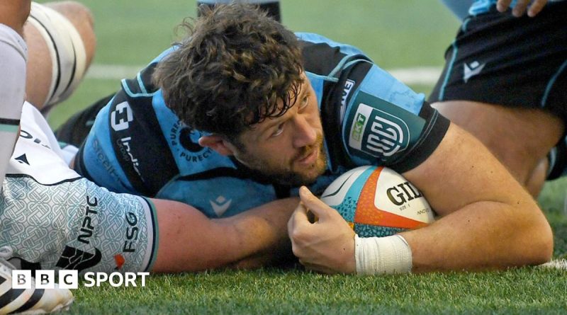 Cardiff Ospreys playoff hopes during an exciting rugby match.