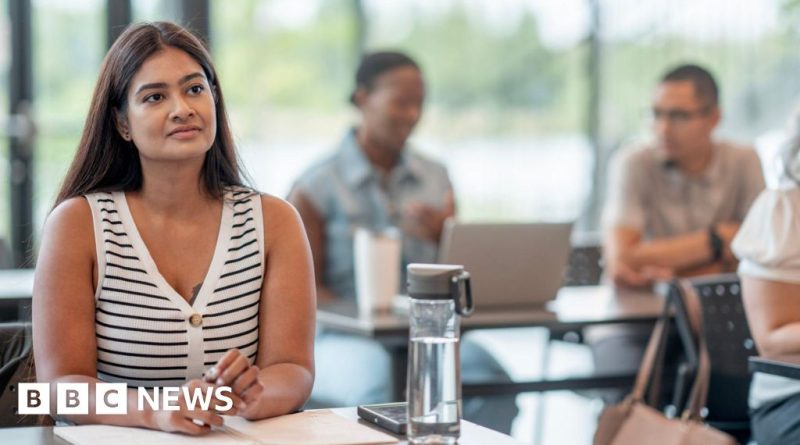 Group of students discussing challenges of studying in Canada.