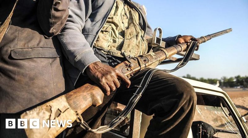 Community members hold a vigil for children kidnapped in Nigerian orphanage attack.