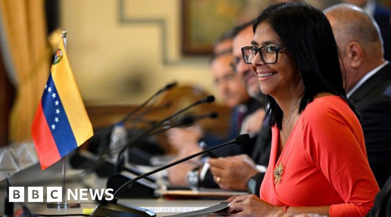 A serious discussion on Venezuela political prisoners in a business setting.