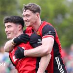 Exciting football match scene highlighting the Ulster Championship upset.