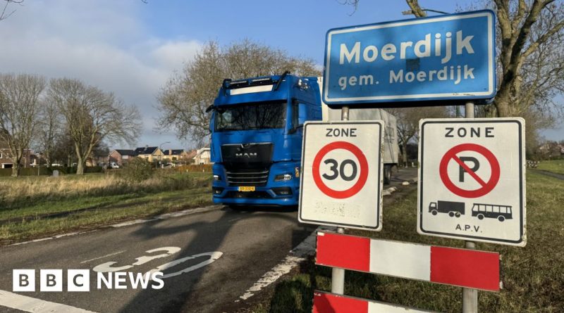 Moerdijk village, facing demolition for an electricity substation project.