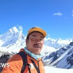 Community members discussing the Everest flood warning system near Imja glacial lake.