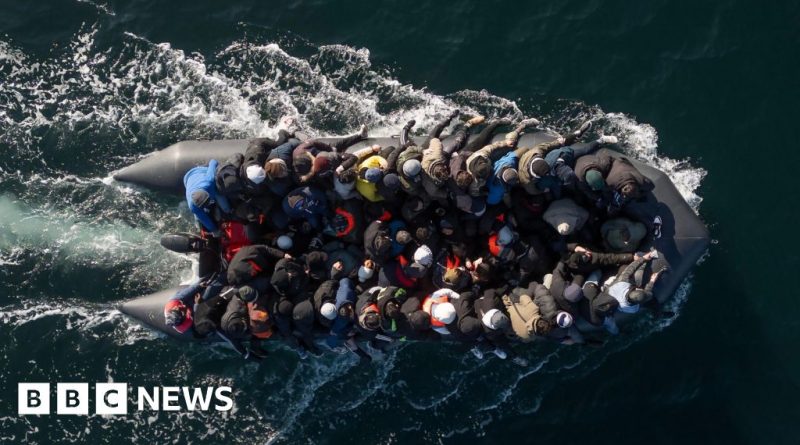 Group discussing safety measures related to the new migrant crossing law.