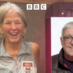 Holographic farewells show a lifelike image of a loved one at a memorial.