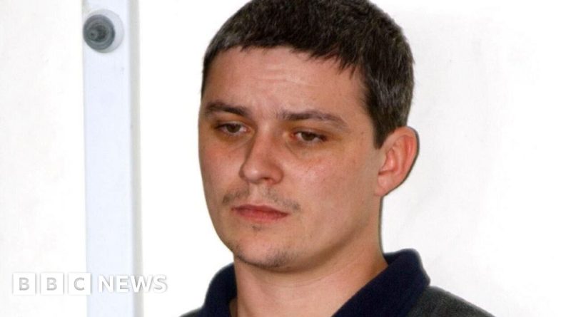 A courtroom inquest scene involving professionals discussing Ian Huntley's death.