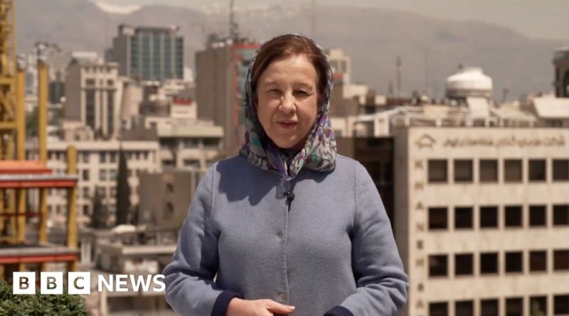 A scene in Tehran depicting uncertainty about the Iran ceasefire with people in professional attire.
