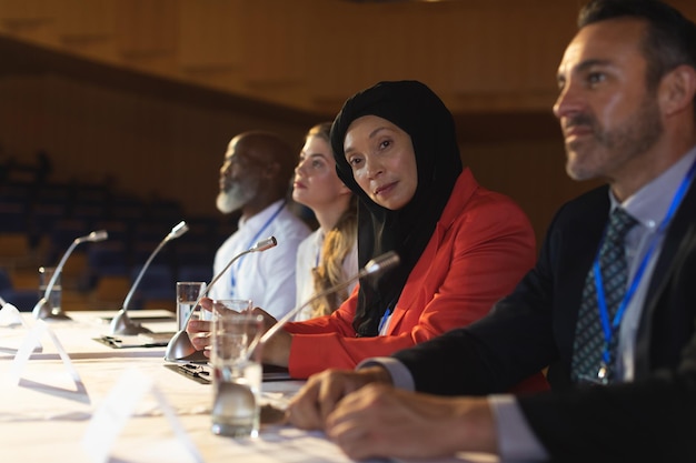 Iran Khamenei warns aggressors during a tense diplomatic conference.