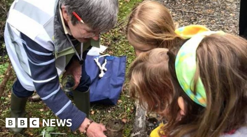 Participants engage in Isle of Man Wildlife Week activities surrounded by nature.