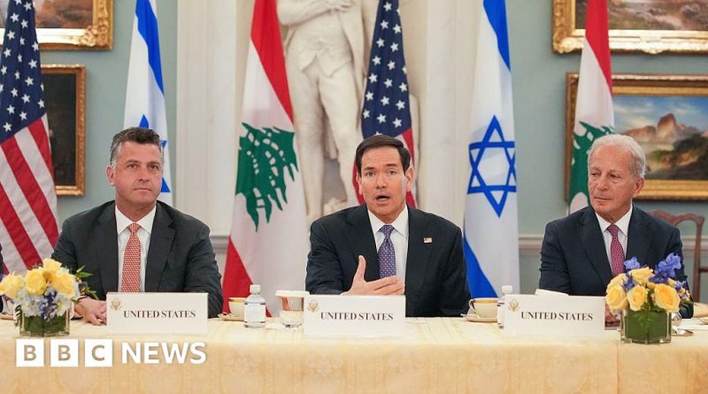 Representatives from Israel and Lebanon engage in talks about future relations.