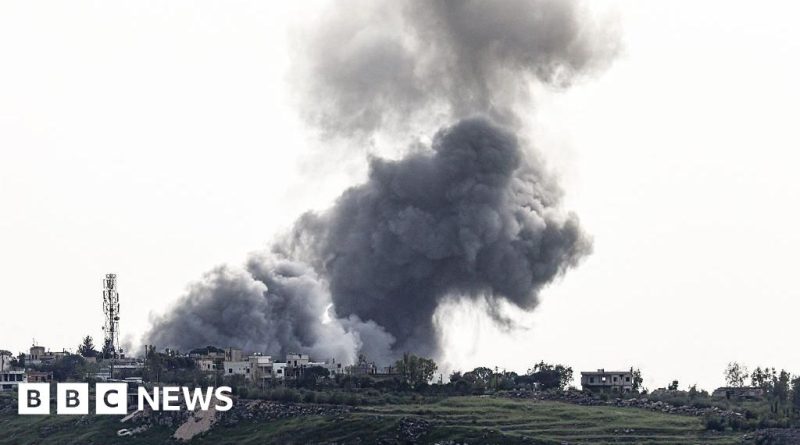 Diplomats discussing urgent peace talks regarding Israeli airstrikes in Lebanon.