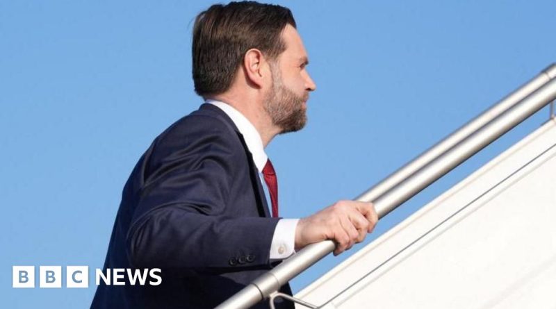 JD Vance Iran negotiations with diplomats in a conference setting.