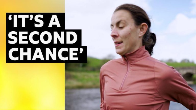 A diverse group of runners competing in the London Marathon 2026, showcasing determination and resilience.