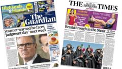 Politicians discussing serious matters, highlighting Keir Starmer pressure.