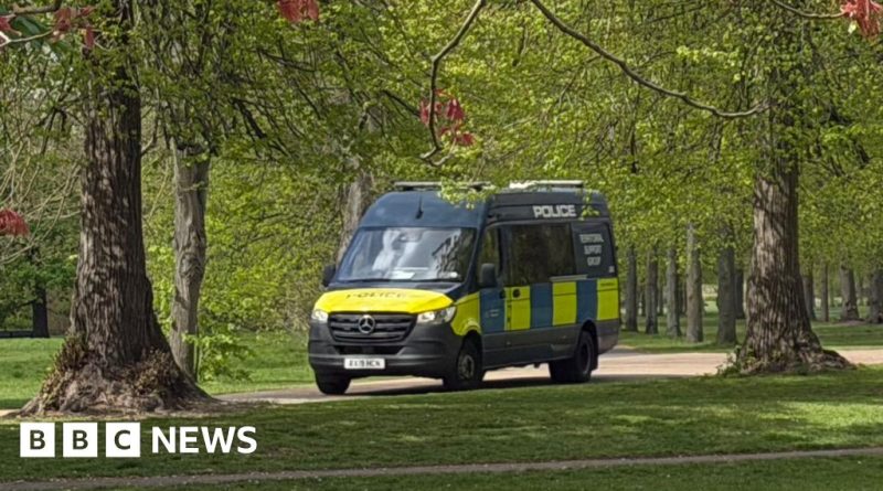 Police investigation in Kensington Gardens focusing on safety concerns.