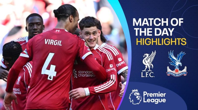 Liverpool and Crystal Palace players compete in a lively match.