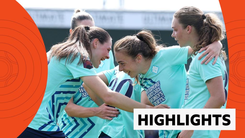 London City Lionesses victory during Women's Super League match.