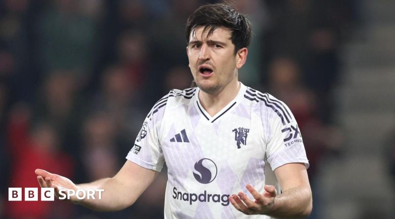 Football training session showing athletes preparing for a match without Maguire's presence.