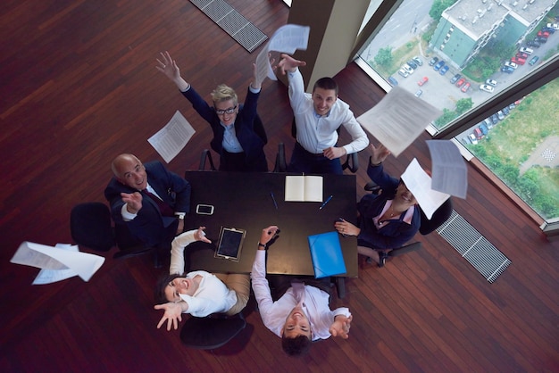 Politicians discussing the debt ceiling plan in a formal meeting.