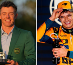 A diverse group at the Laureus Awards 2025 celebrating sports achievements.