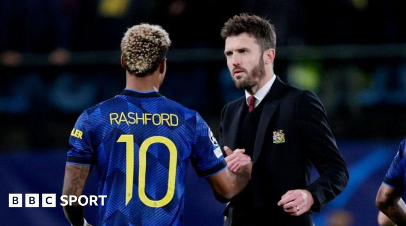 Coaches discuss the Marcus Rashford return during a press conference.