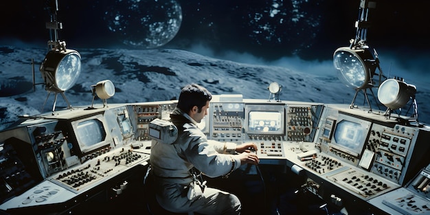 Scientists and engineers preparing for the Artemis II Moon mission.