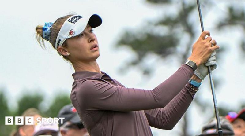 Nelly Korda leads the Chevron Championship with impressive play.