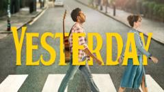 Musicians collaborating in a studio, exploring creativity without The Beatles.