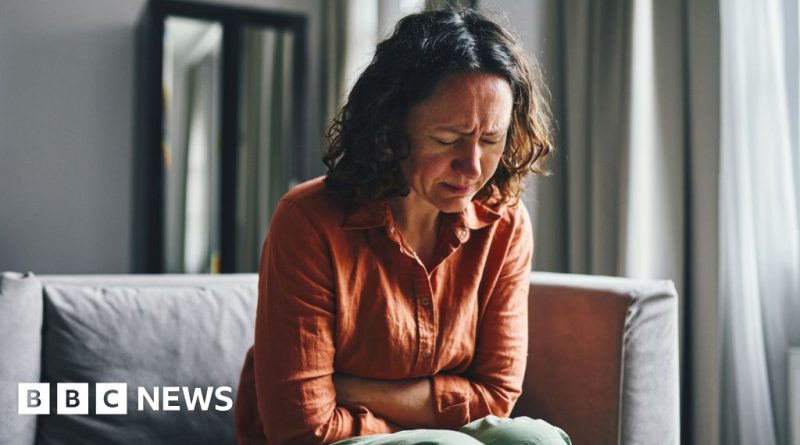 Medical professionals discussing endometriosis diagnosis technology in a hospital.