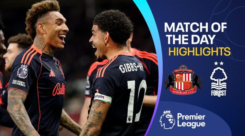 Nottingham Forest victory celebration during a football match.