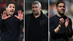 Osian Roberts football coaching scene with diverse coaches discussing strategies.