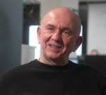 A group of professionals discussing Peter Molyneux's final game and AI in gaming.