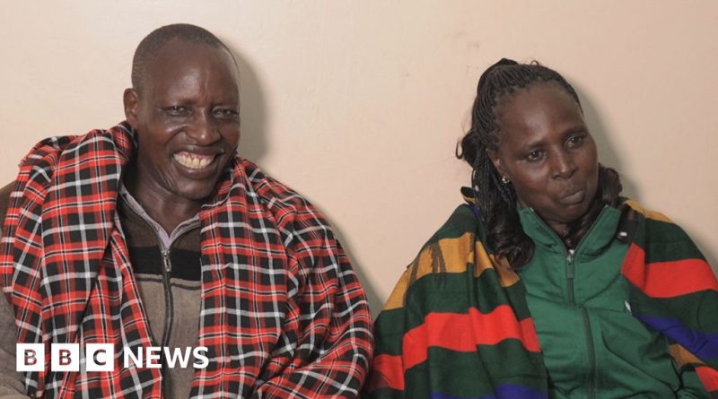 A proud family celebrating Sabastian Sawe's marathon record in their home.