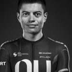 Cyclists gather for a tribute to Cristian Munoz after his death.