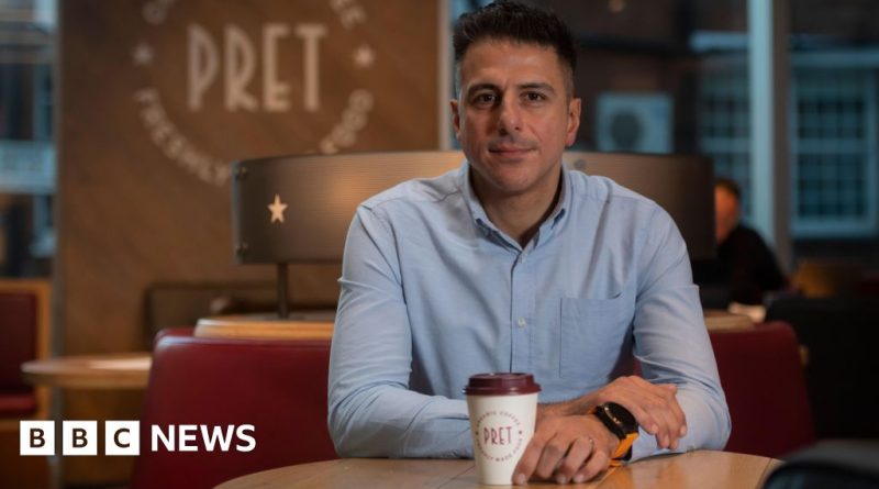 Customers at Pret enjoying meals, showcasing changing customer habits.