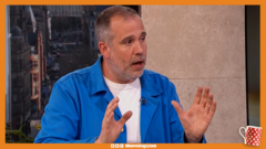 Doctor discussing testosterone effects with a patient in a clinic.