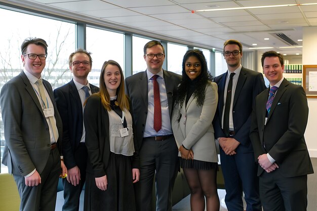Professionals collaborating in an office, highlighting US job growth March 2023.