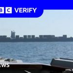 US Navy ship patrolling Gulf waters during Iranian ship interception.