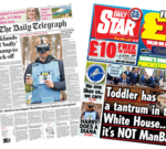 Diplomats discussing the US Falklands sovereignty controversy in a formal setting.