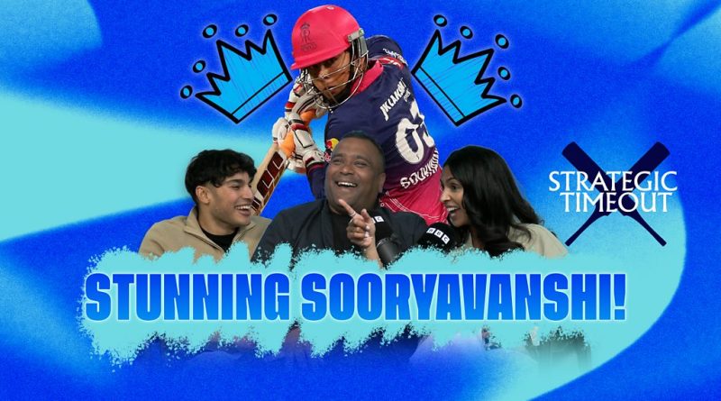 Vaibhav Sooryavanshi IPL performance in a cricket match.